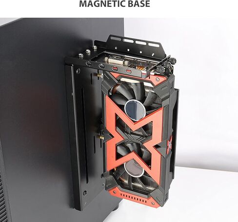 GPU Support Bracket, Vertical GPU Mount PCI E 3.0 X16 Graphics Card VGA Support Bracket Holder with Pretty Lighting, Adjustable Bracket for ATX PC Case (26*6.2*12.8 cm), Genericaqt1b9mu5v-11 in Kuwait