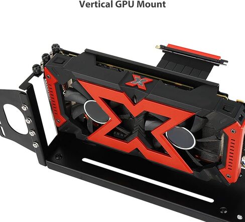 GPU Support Bracket, Vertical GPU Mount PCI E 3.0 X16 Graphics Card VGA Support Bracket Holder with Pretty Lighting, Adjustable Bracket for ATX PC Case (26*6.2*12.8 cm), Genericaqt1b9mu5v-11 in Kuwait