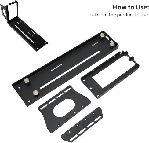 GPU Support Bracket, Vertical GPU Mount PCI E 3.0 X16 Graphics Card VGA Support Bracket Holder with Pretty Lighting, Adjustable Bracket for ATX PC Case (26*6.2*12.8 cm), Genericaqt1b9mu5v-11 in Kuwait