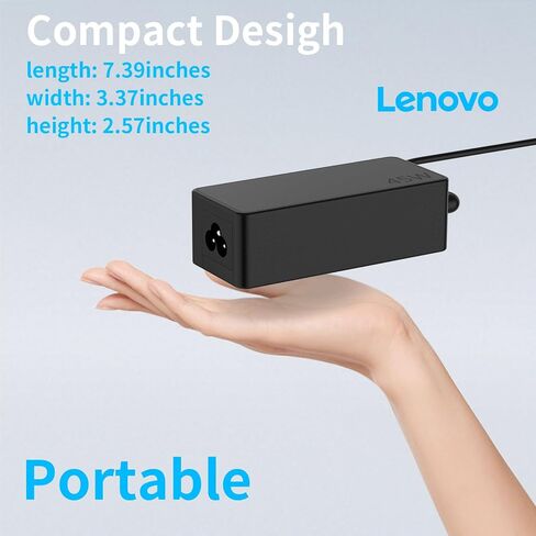 45W AC Charger fit for Lenovo IdeaPad 110 110-15 120 300 310 320 320-15 330S 510 710 Chromebook N22 N23 Flex 4 Flex 5 ADLX45NLC3 20V 2.25A Laptop Adapter Power Supply Cord in Saudi Arabia