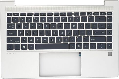 Replacement Upper Case Palmrest for HP Probook 640 645 G8 14'' Series Laptop Non-Backlit Keyboard Assembly Top Cover M48794-001 Silver in Saudi Arabia