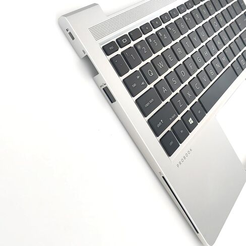 Replacement Upper Case Palmrest for HP Probook 640 645 G8 14'' Series Laptop Non-Backlit Keyboard Assembly Top Cover M48794-001 Silver in Saudi Arabia