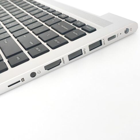 Replacement Upper Case Palmrest for HP Probook 640 645 G8 14'' Series Laptop Non-Backlit Keyboard Assembly Top Cover M48794-001 Silver in Saudi Arabia