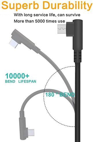 Adhiper PTH660 USB C Charging Cable Replacement Data Sync Cable Power Supply Cord Compatible with Wacom Intuos Pro PTH-860 PTH860 PTH-660 (200cm/Black) in Saudi Arabia