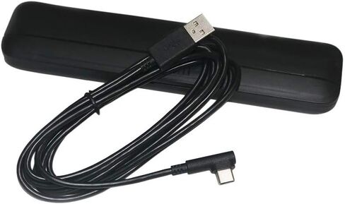Adhiper PTH660 USB C Charging Cable Replacement Data Sync Cable Power Supply Cord Compatible with Wacom Intuos Pro PTH-860 PTH860 PTH-660 (200cm/Black) in Saudi Arabia