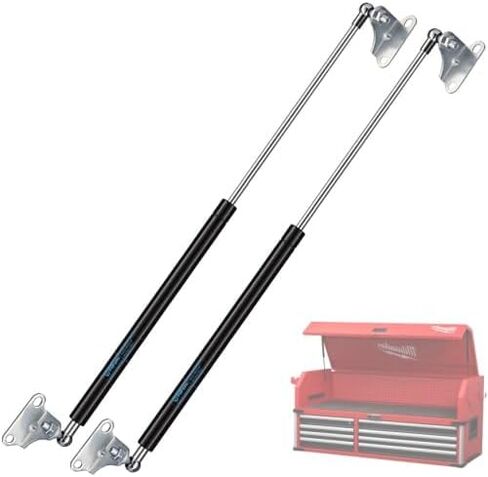 20 Inch 100lb/445N Gas Strut Shocks, Lift-Support Gas Spring with L-Type Mounts for RV Bed Boat Bed Cover Door Lids Floor Hatch Door Shed Window, Only Fit 80-110 Lbs Weights, Set of 2 FilFom in Saudi Arabia