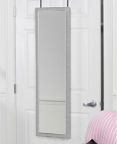 مرآة باب، DM1448BLK، مقاس 13.7 بوصة × 48 بوصة، أسود in Saudi Arabia