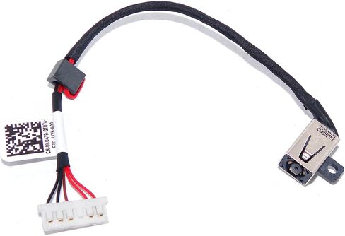 Replacement DC Power Jack Socket Charging Port Cable for Dell Inspiron 15 5566 5555 5558 5551 5559 5459 5458 5455 P51F P28E P64G KD4T9 DC30100VV00 DC30100UD00 in Saudi Arabia