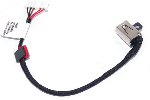 Replacement DC Power Jack Socket Charging Port Cable for Dell Inspiron 15 5566 5555 5558 5551 5559 5459 5458 5455 P51F P28E P64G KD4T9 DC30100VV00 DC30100UD00 in Saudi Arabia