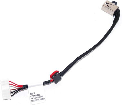 Replacement DC Power Jack Socket Charging Port Cable for Dell Inspiron 15 5566 5555 5558 5551 5559 5459 5458 5455 P51F P28E P64G KD4T9 DC30100VV00 DC30100UD00 in Saudi Arabia