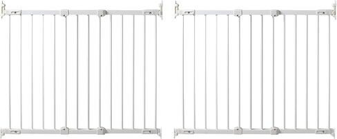 KidCo G2100 زاوية جبل سيفوي أعلى الدرج بوابة أطفال سريعة الفك لحجب السلالم أو الممرات، 42.5 × 30.5 بوصة، فولاذ، أبيض (عبوتان) in Kuwait