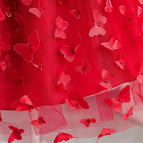 TTYAOVO Toddler Girl Flower Dress Baby Princess Birthday Party Gown in Kuwait