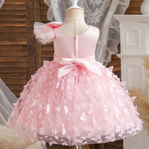 TTYAOVO Toddler Girl Flower Dress Baby Princess Birthday Party Gown in Kuwait