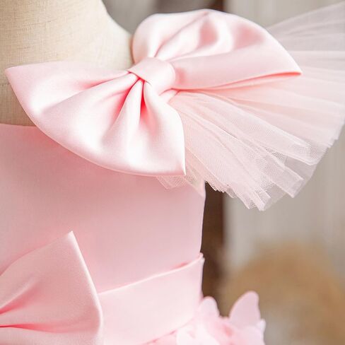 TTYAOVO Toddler Girl Flower Dress Baby Princess Birthday Party Gown in Kuwait