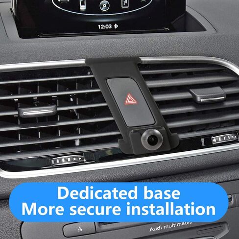 LUNQIN Car Phone Holder for Audi Q3 2012 2013 2014 2015 2016 2017 2018 Auto Interior Accessories Best Phones Mount Cell Cellphone Mobile Cradle Charging Navigation Bracket Screen Air Vent Accessory in Saudi Arabia