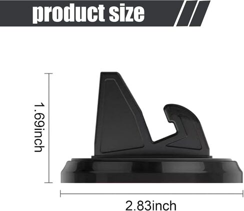 Pack-1 Car Dashboard Cell Phone Holder, 360 Degree Rotation Navigation Bracket, Car Universal Dashboard Phone Holder, for Most Cars, SUVs and Vans (Silver) in Saudi Arabia