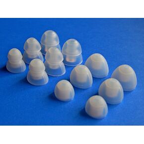 Comfortable (CL) Oval Fit Set Compatible with Shure In Ear Earphones - Replacement Ear Adapters Eartips Earbuds Eargels