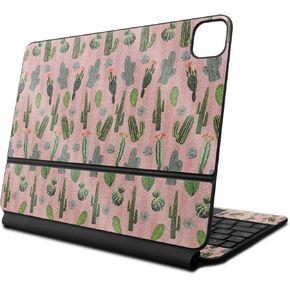 Glossy Glitter Skin Compatible with Apple Magic Keyboard for iPad Air 11-inch (M2) 2024 - Cactus Garden - Premium 3M Vinyl Protective Decal Cover - Easy to Apply | Crafted in The USA by MightySkins