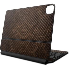 Glossy Glitter Skin Compatible With Apple Magic Keyboard for iPad Air 11-inch (M2) 2024 - Wood Formal - Premium 3M Vinyl Protective Wrap Decal Cover - Easy To Apply | Crafted in the USA by MightySkins