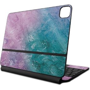 Glossy Glitter Skin Compatible with Apple Magic Keyboard for iPad Air 11-inch (M2) 2024 - Diamond Grunge - Premium 3M Vinyl Protective Decal Cover - Easy to Apply | Crafted in The USA by MightySkins