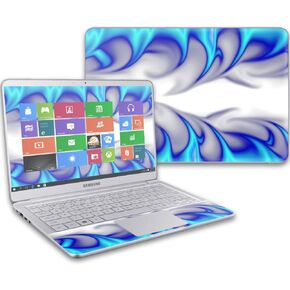 MightySkins Skin Compatible with Samsung Notebook 9 13" (2017) wrap Cover Sticker Skins Blue Fire