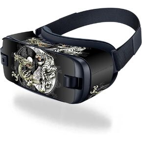 MightySkins Skin Compatible with Samsung Gear VR (2016) wrap Cover Sticker Skins Yin and Yang