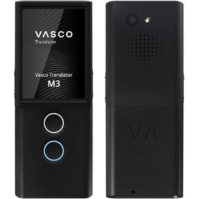 Vasco M3 Language Translator Device | The Only Translator with Free and Unlimited Internet in 200 Countries | Photo Translation | European Brand