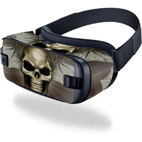 MightySkins Skin Compatible with Samsung Gear VR (2016) wrap Cover Sticker Skins Skeletor