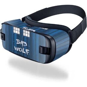 MightySkins Skin Compatible with Samsung Gear VR (2016) wrap Cover Sticker Skins Time Lord Box