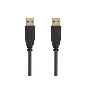 Monoprice USB 3.0 Type-A to Type-A Cable - for Data Transfer, 32AWG, 6 Feet, Black - Select Series
