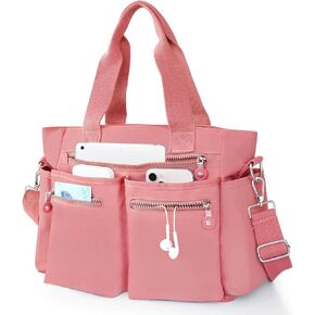 Tote Bag with Zipper Pocket Everything Bag Women Crossbody Shoulder Bags for Travel Work