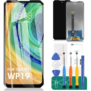 for Oukitel WP19 6.78" Screen Replacement for Oukitel WP19 LCD Display Touch Screen Digitizer Replacement Assembly Repair Parts