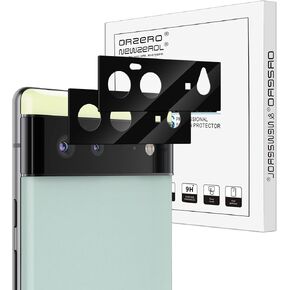 Orzero (2 Pack) Compatible for Google Pixel 6 Camera Lens Protector, Tempered Glass 9 Hardness HD Anti-Scratch Full Coverage Bubble-Free