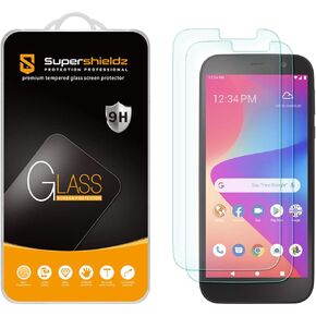(2 Pack) Supershieldz Designed for BLU View 2 (B130DL) Tempered Glass Screen Protector, Anti Scratch, Bubble Free