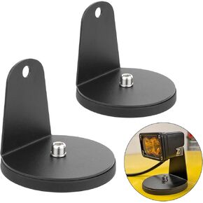 Magnetic Light Bar Mount, Powerful Magnetic Base LED Light Bar Mounting Brackets for Offroad Driving Lighting（2PCS）