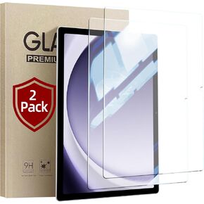 JUQITECH 2 Pack Screen Protector for Samsung Galaxy Tab A9+ 11 Inch, 9H Hardness HD Clear Screen Tempered Glass Film for Tab A9 Plus 5G Wifi 2023 for SM-X210 SM-X216 SM-X218