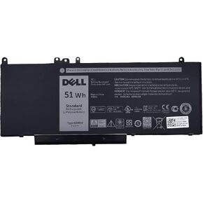 DELL G5M10 Laptop Battery for Dell Latitude 14 E5450 5450 Dell Latitude 15 E5550 5550 Series Notebook 15.6 inch G5M10 0WYJC2 8V5GX R9XM9 WYJC2 1KY05 5XFWC 451-BBLN 080-854-0066 7.4V 51Wh 4Cells