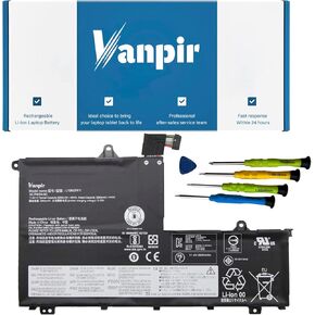 L19M3PF1 L19C3PF1 Laptop Battery Replacement for Lenovo ThinkBook 15-IML 15-IIL 14-IML 14-IIL Series L19M3PF9 L19C3PF9 L19M3PF2 L19D3PF2 L19L3PF1 L19D3PF1 L19L3PF8 11.4V 45Wh 4000mAh 3-Cell
