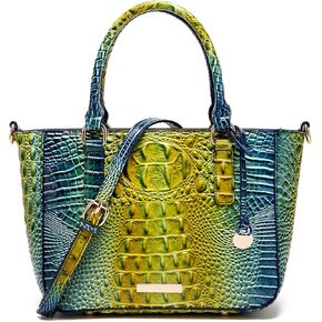 Ladies Tote Leather Bags for Women Crocodile Embossed Zipper Satchel Purse Elegant Compartments Crossbody Work in Kuwait