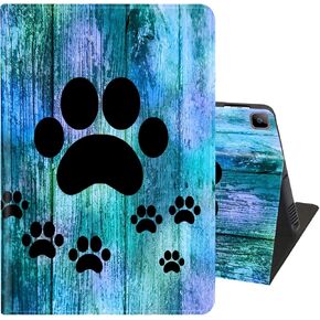 for Samsung Galaxy Tab A8 10.5 2022 Slim Case with Adjustable Stand Cover with Auto Wake/Sleep Smart Cover for Samsung Galaxy A8 10.5 Inch（SM-X200/X205/X207）- Leopard Print