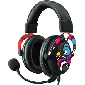 MightySkins Skin Compatible with Kingston HyperX Cloud II Gaming Headset - Swirly | Protective, Durable, and Unique Vinyl Decal wrap Cover | Easy to Apply, Remove, and Change Styles | Made in The USA