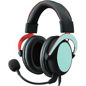 MightySkins Skin Compatible With Kingston HyperX Cloud II Gaming Headset - Solid Seafoam | Protective, Durable, and Unique Vinyl Decal wrap cover | Easy To Apply, Remove | Made in the USA