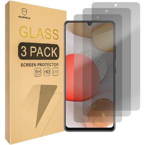 Mr.Shield [3-PACK] Privacy Screen Protector Compatible with Samsung Galaxy A42 5G / Galaxy M42 5G [Tempered Glass] [Anti Spy] Screen Protector with Lifetime Replacement
