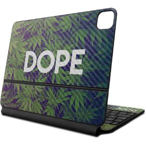 Carbon Fiber Skin Compatible with Apple Magic Keyboard for iPad Pro 13‑inch (M4) 2024 - Dope - Premium 3M Vinyl Protective Wrap Decal Cover - Easy to Apply | Crafted in The USA by MightySkins