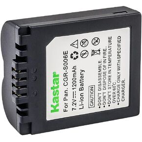 Kastar 3-Pack BPDC5 Battery Replacement for Leica BP-DC5 Battery, Leica V-LUX1 Camera
