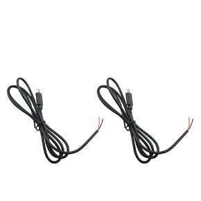 DGZZI USB Type-C Pigtail Cable 2PCS 1m/3.2ft 22AWG USB-C Plug to 2 Pin Bare Wire Open End Connector for DIY, Type C Male