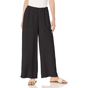 بنطال Angie Crop Palazzo النسائي الرائع، بني رمادي