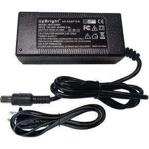 UpBright 12V-30V AC DC Adapter Replacement for Jackery Explorer 300, 500, 550, E300, E500, E550 G0500A0500AH-2 293Wh 300W 500W HuntKey HKA12024038-8B 24V Portable Power Station Battery Charger PSU