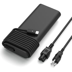 for Dell 130W Laptop Charger USB C Type C AC Adapter for Dell XPS 15 17 9500 9550 9510 9560 9575 9700 Dell Precision 5550 5750 3560 3550 3551 Precision 5530 Fast Charging Type C Power Cord