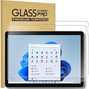 KEANBOLL 2 Pack Tempered Glass Screen Protector Designed for Microsoft Surface Go 4丨Surface Go 3丨Surface Go 2丨Surface Go (10.5 inch),Ultra Clear, 9H Hardness, Scratch Resistant
